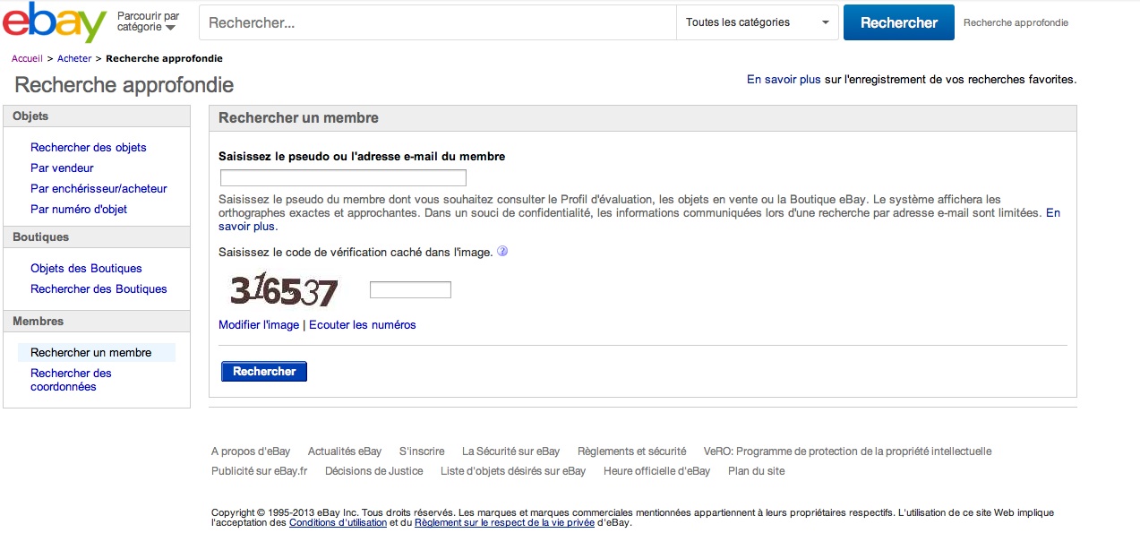 exemple de pseudo ebay