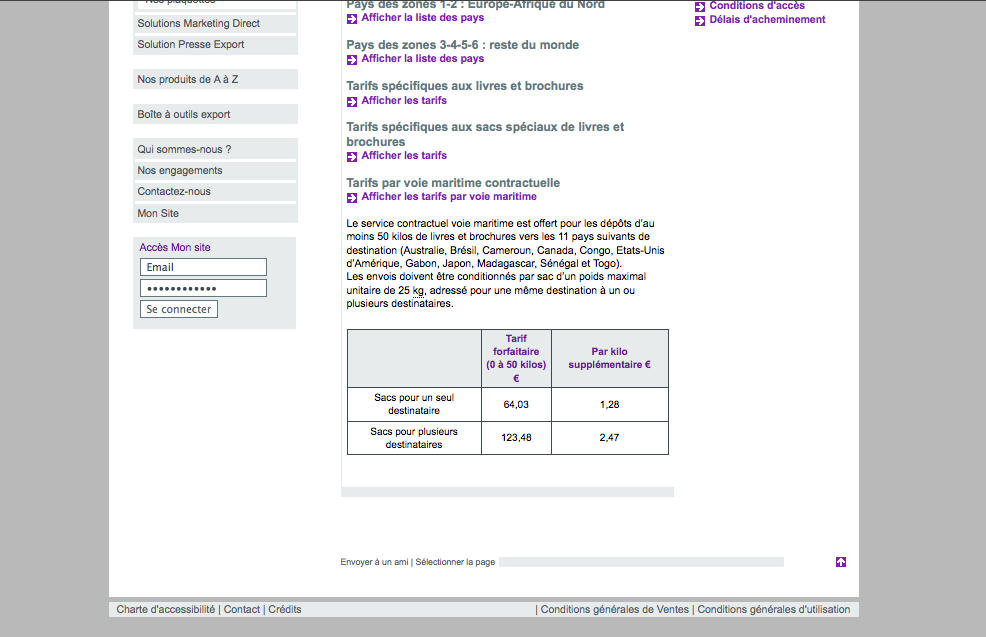 Tarif Livres Et Brochures La Poste 2021